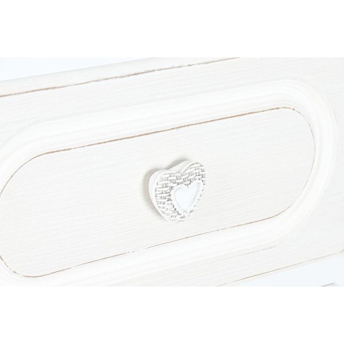 Comoda Romantico DKD Home Decor Blanco Beige 42 x 105 x 80 cm 2 Comoda Romantico DKD Home Decor Blanco Beige 42 x 105 x 80 cm 2