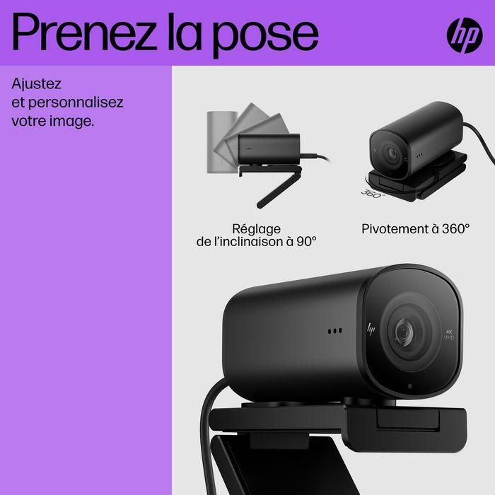 HP 965 Cámara Web Streaming 4K 8 MP, 3840 x 2160 Pixeles, USB 17