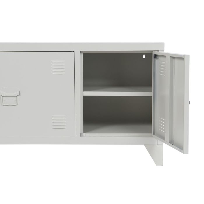 Mueble de TV Home ESPRIT Blanco Metal 120 x 40 x 58 cm 3