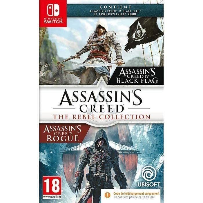 Assassin's Creed - Rebel Collection (Código en la caja) Switch game Assassin's Creed - Rebel Collection (Código en la caja) Switch game