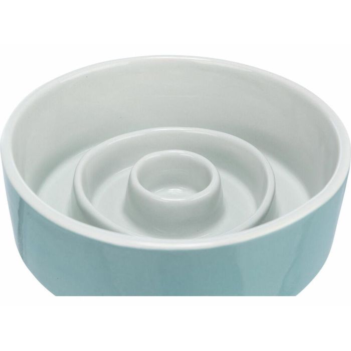 Comedero para Perro Trixie Slow Feeding Azul Gris Ø 17 cm 900 ml 8