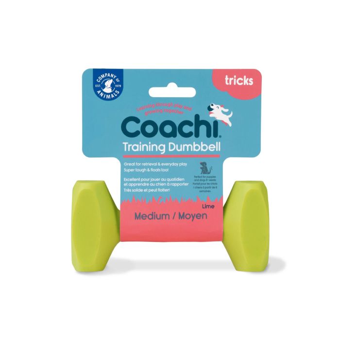 Coachi Mancuerna de Adiestramiento Mediana Lima Flotante y Resistente, Juguete Clásico para Recuperación de Objetos y Entrenamiento de Perros y Cachorros 4 Coachi Mancuerna de Adiestramiento Mediana Lima Flotante y Resistente, Juguete Clásico para Recuperación de Objetos y Entrenamiento de Perros y Cachorros 4