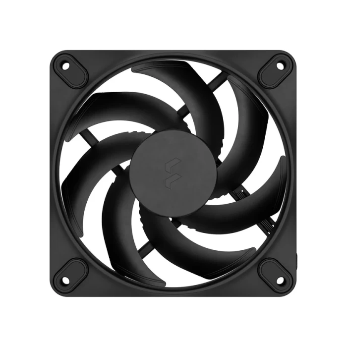 Fractal Design FRA7340172708841 Ventilador PC Momentum 12, FDB, Control PWM, Aspas barridas, Reducción Ruido, Negro