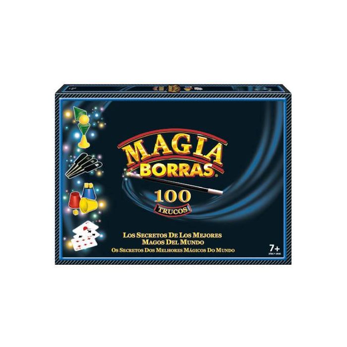Borras 24048 - Juego de Magia Clásica: 100 Trucos Originales y Divertidos, con Manual en Español para Aprendices de Mago +7 años
