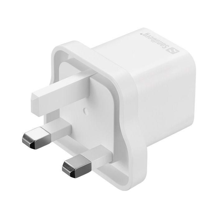 Sandberg USB-C AC 20W Charger UK + Lightning 1M 2 Sandberg USB-C AC 20W Charger UK + Lightning 1M 2