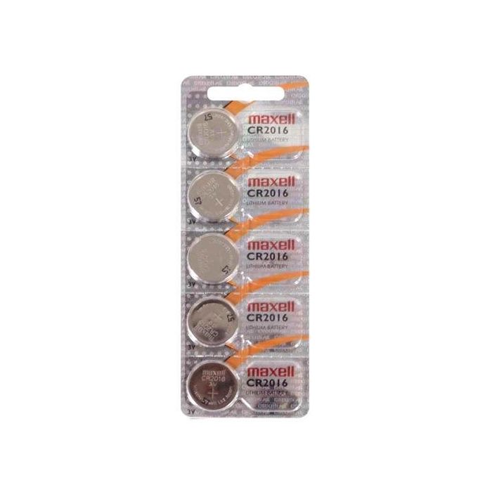 Maxell Pilas Planas De Litio 3 V - Cr2016 -Pack 5- Maxell Pilas Planas De Litio 3 V - Cr2016 -Pack 5-