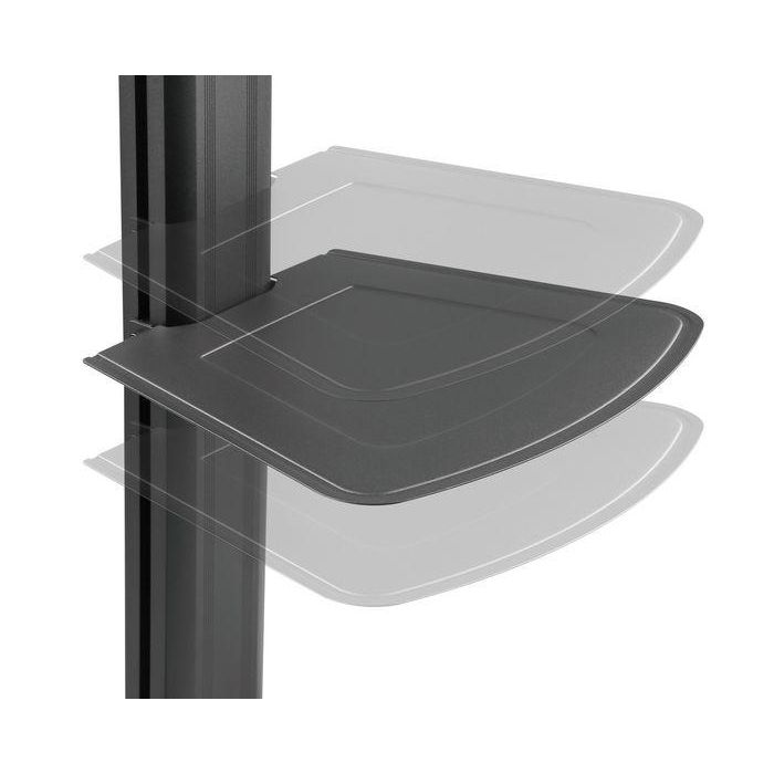 Vivolink Soporte móvil Pro para TV/Pantalla, altura ajustable, inclinable, máx. 35 kg, VESA 600x400, ruedas con bloqueo 9