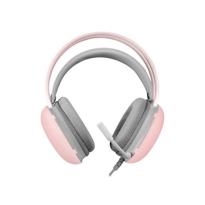 Mars Gaming Auriculares MH-GLOWP Pink Jack 3.5 mm PC-PS4-PS5-Xbox One-Series X-S RGB Chroma Flow 1
