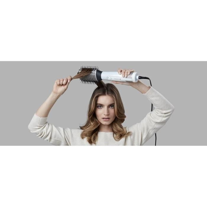 Remington AS8901 Cepillo Soplador HYDRAluxe con función Hydracare, 2 velocidades, 3 temperaturas, cepillo ovalado 3