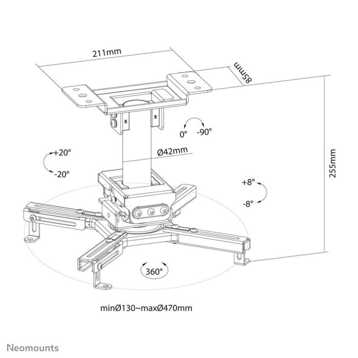 Proyector Neomounts CL25-530BL1 1