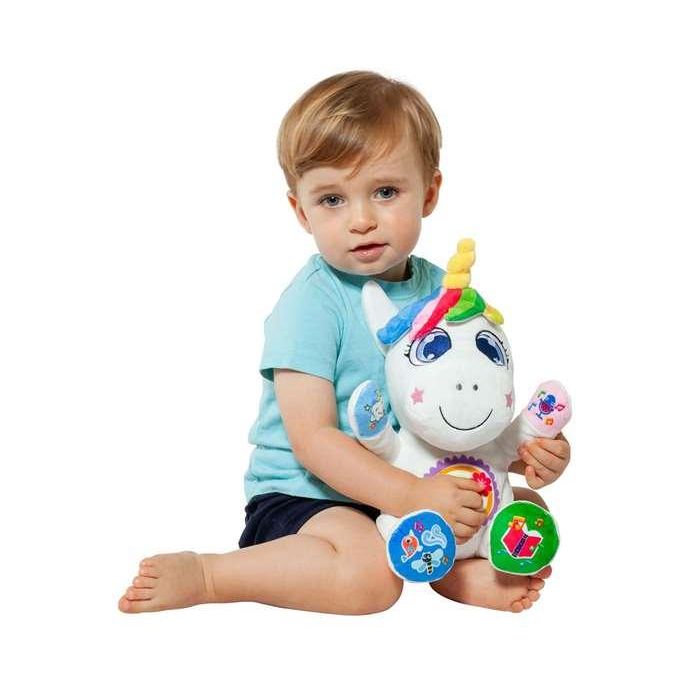 Gusy luz unicornio interactivo con luz y sonidos, cuentacuentos y grabadora 24 cm 2