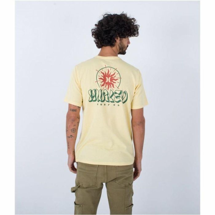 Camiseta Hurley Evd Exp Sun Is Shinning Amarillo Hombre S 3 Camiseta Hurley Evd Exp Sun Is Shinning Amarillo Hombre S 3