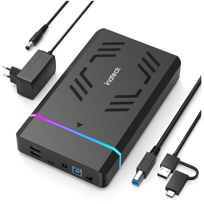 Inateck Festplattengeh.RGB 3.5" USB 3.0 2.5/3.5" SATA H/SSD 1