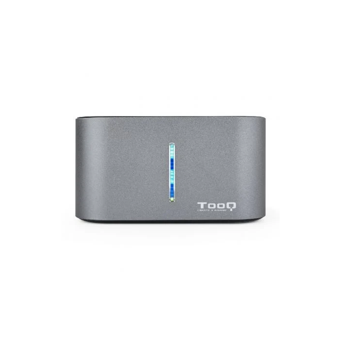 TooQ Docking Station TQDS-805G para Discos Duros HDD/SSD SATA de 2.5 y 3.5 Pulgadas con USB 3.0 y Función de Clonación 1