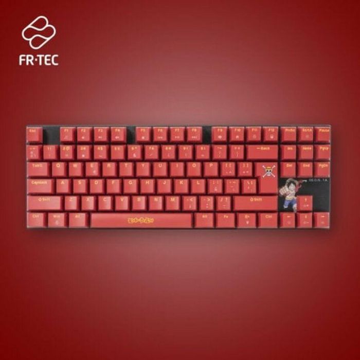 Teclado y Ratón FR-TEC OP4001 QWERTY Burdeos 6