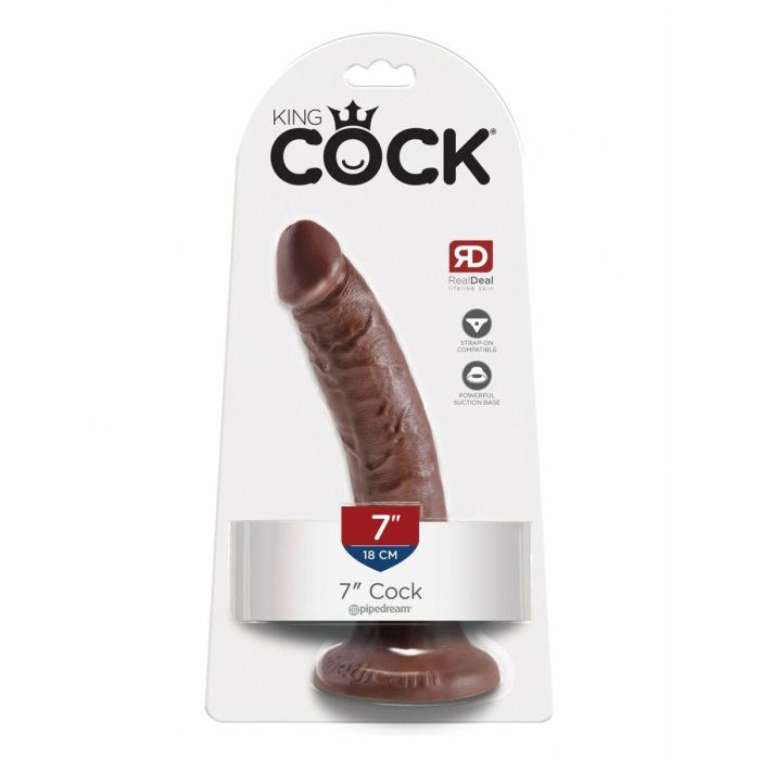 Dildo Pipedream King Cock Marrón 4 Dildo Pipedream King Cock Marrón 4