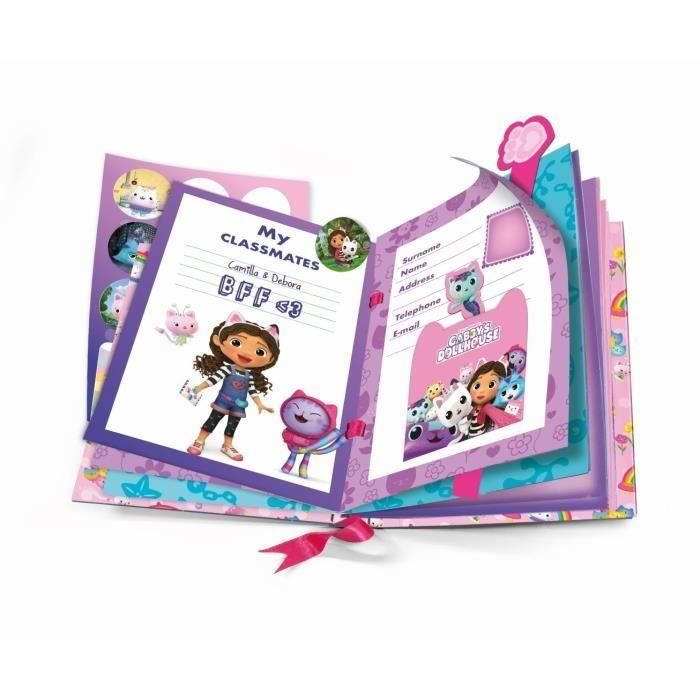 Clementoni - Gabby y la Casa Mágica - Agenda personalizada - Con pegatinas, rotuladores, lápices y adornos Clementoni - Gabby y la Casa Mágica - Agenda personalizada - Con pegatinas, rotuladores, lápices y adornos