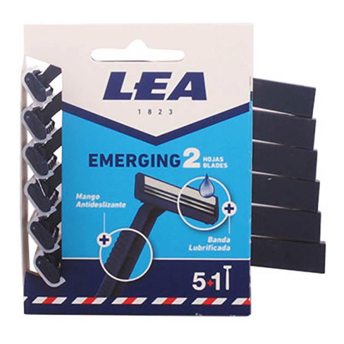 LEA Emerging Cuchillas desechables 2 hojas, 5 unidades