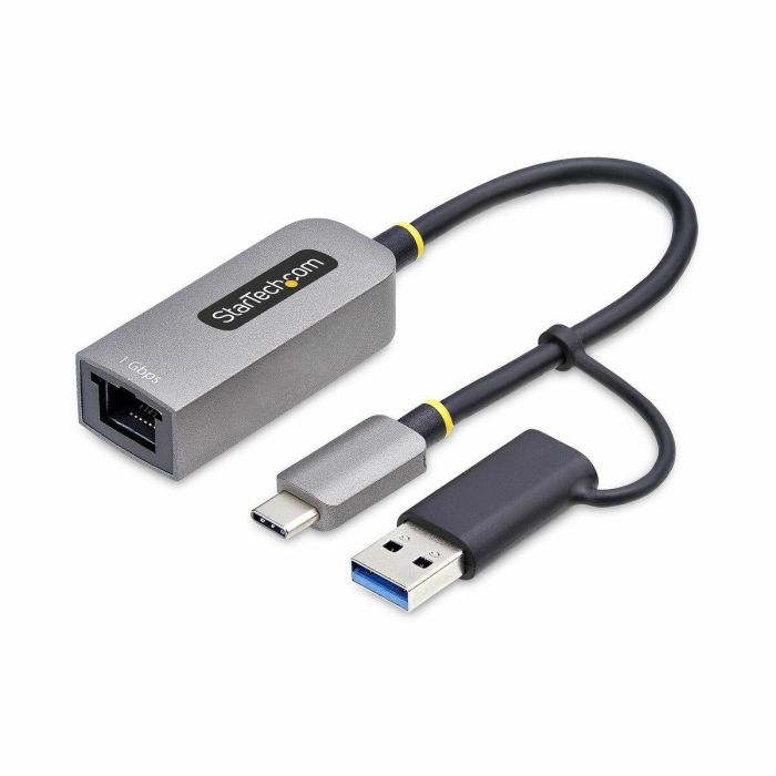 Cable USB Startech C21GA-USB-ETHERNET Gris 0 Cable USB Startech C21GA-USB-ETHERNET Gris 0