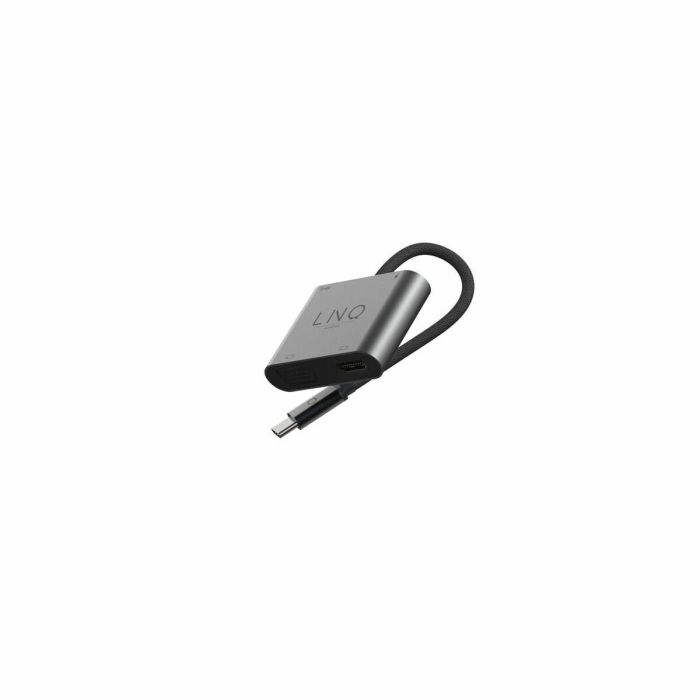 Hub USB Gris Negro/Gris