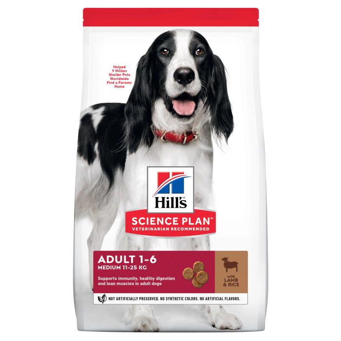 Hill'S Hsp Canine Adult Medium Cordero Arroz 18 kg
