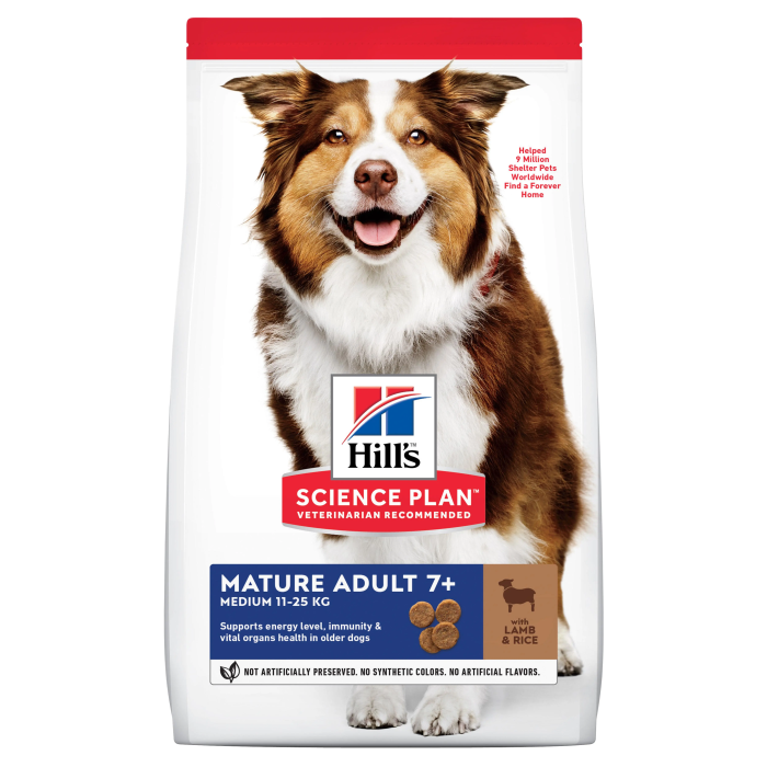 Hill'S Hsp Canine Mature 7+ Medium Cordero Arroz 14 kg