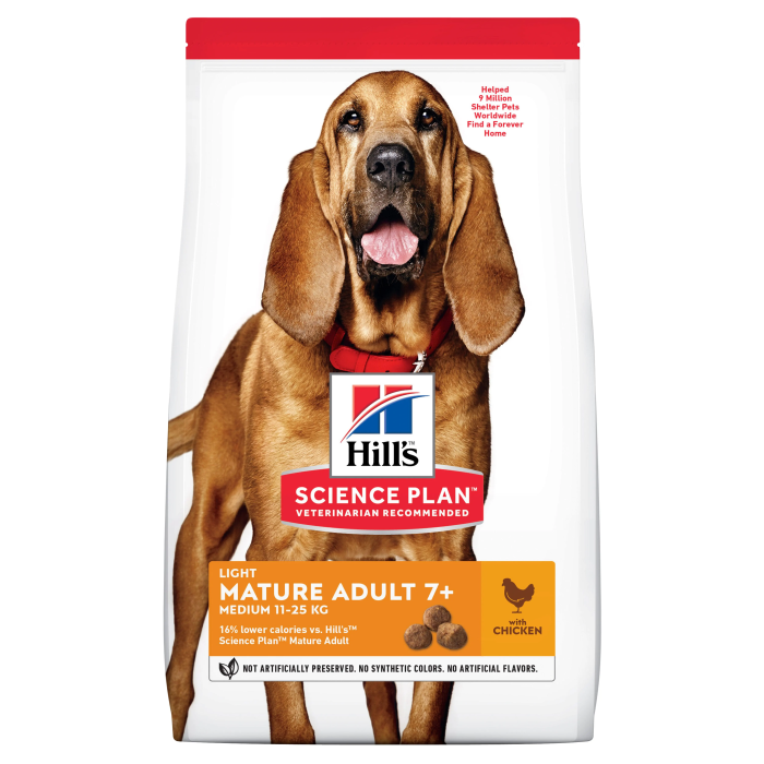 Hill'S Hsp Canine Mature 7+ Light Medium Pollo 14 kg