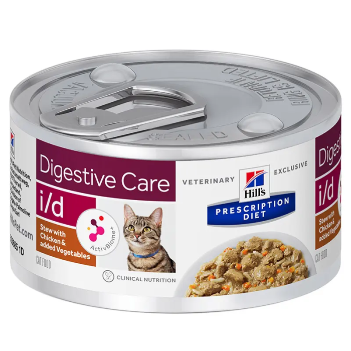 Hill'S Hpd Feline I-D Estofado Pollo Verduras Lata 24x82 gr