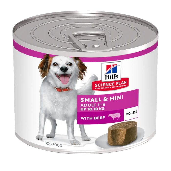 Hill'S Hsp Canine Adult Mousse Small Mini Ternera 12x200 gr