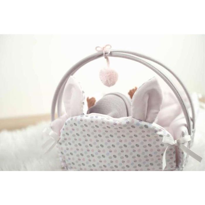 Muñeca Elegance 33 Cm Natal C/Cunita ( Medida Cuna: 26X37X24 Cm) 1