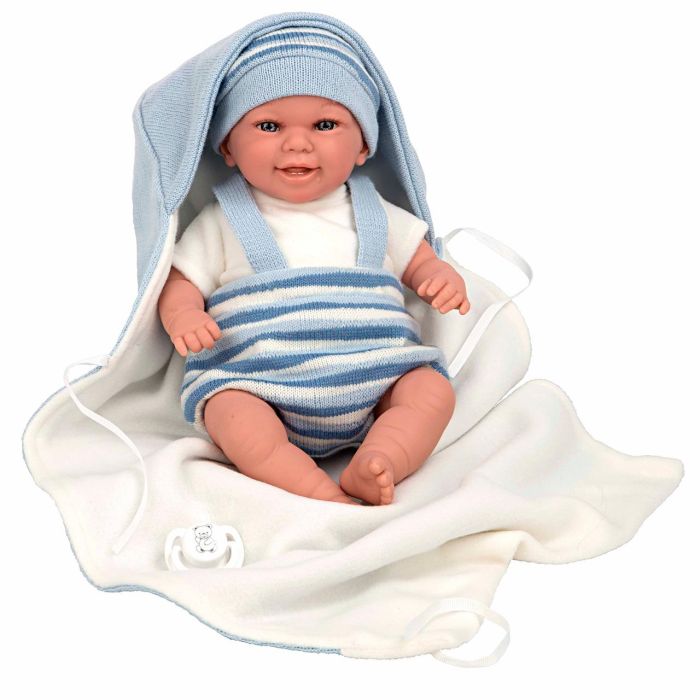 Muñeca bebé Arias Elegance Babyto Chupete 35 cm Azul 2