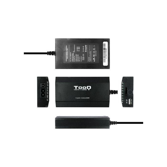 Cargador para Portátil TooQ TQLC-100BS01M LED 100W Negro 3