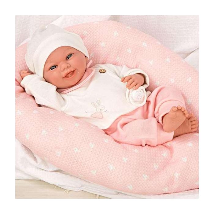 Muñeca Elegance Colin Rosa Con Cojin Lactancia. Incluye Chupete (Muñeco Con Peso) 40 Cm 10