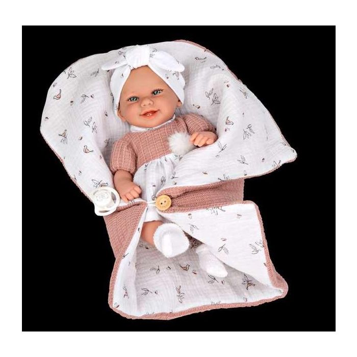 Muñeca ELEGANCE 33 CM BABYTO ROSA C/SACO DE DORMIR (Cuerpo vinyl, sexo niña) 2