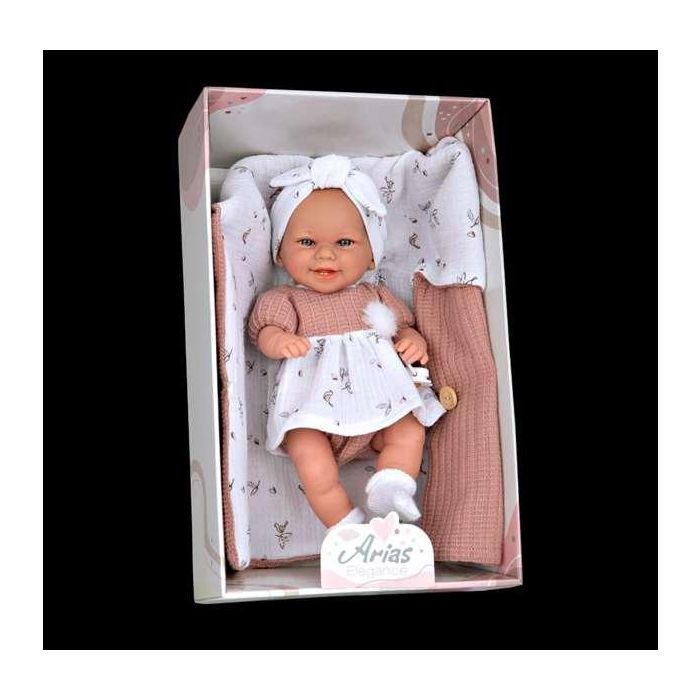 Muñeca ELEGANCE 33 CM BABYTO ROSA C/SACO DE DORMIR (Cuerpo vinyl, sexo niña) 4