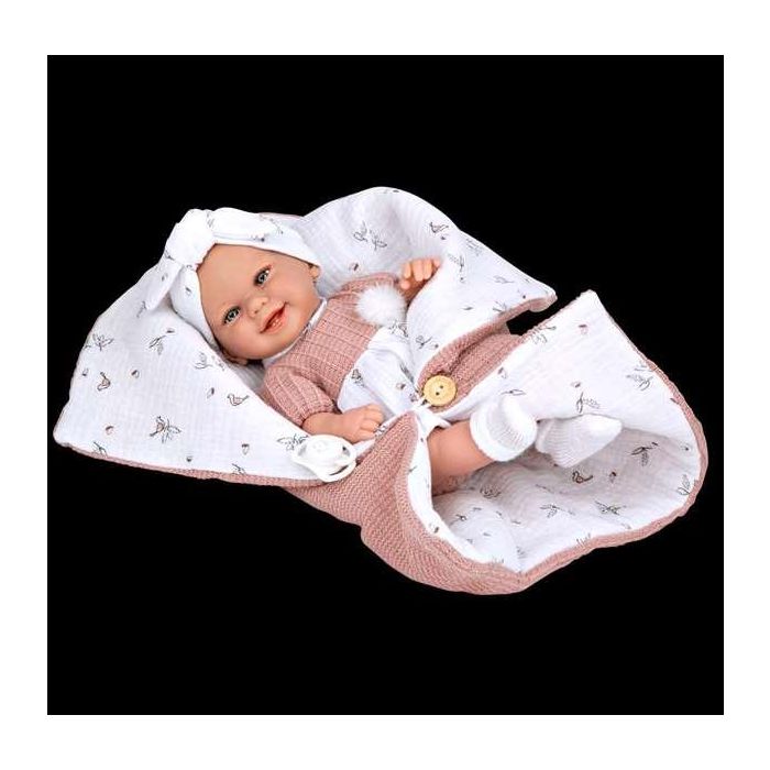 Muñeca ELEGANCE 33 CM BABYTO ROSA C/SACO DE DORMIR (Cuerpo vinyl, sexo niña) 5