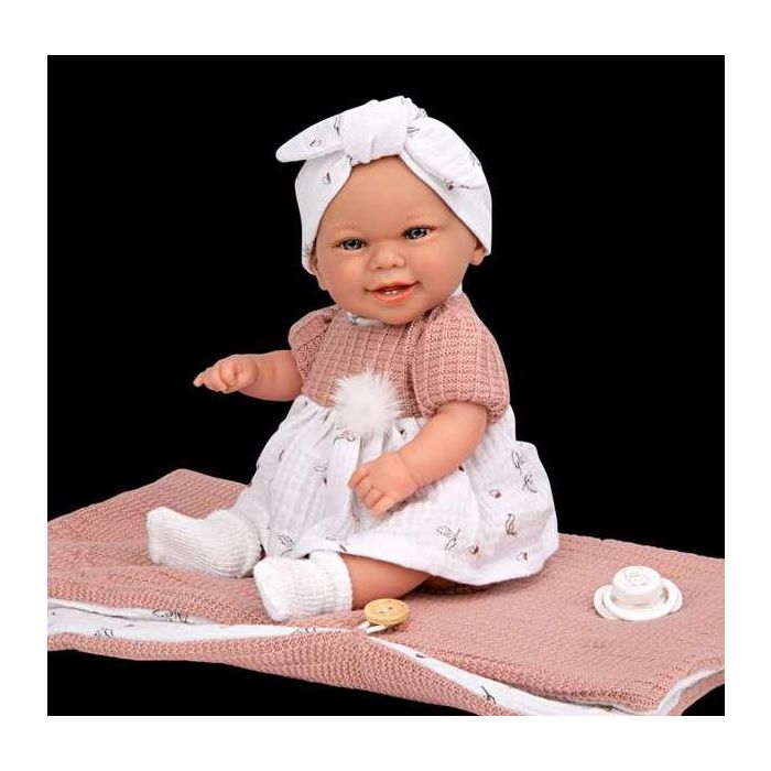 Muñeca ELEGANCE 33 CM BABYTO ROSA C/SACO DE DORMIR (Cuerpo vinyl, sexo niña) 6