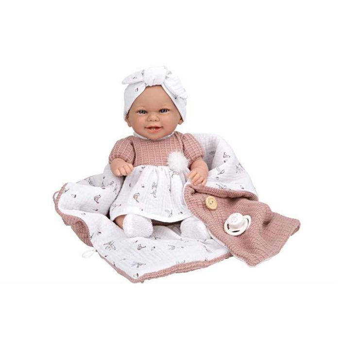 Muñeca ELEGANCE 33 CM BABYTO ROSA C/SACO DE DORMIR (Cuerpo vinyl, sexo niña) 8