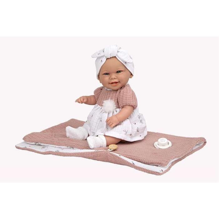 Muñeca ELEGANCE 33 CM BABYTO ROSA C/SACO DE DORMIR (Cuerpo vinyl, sexo niña) 11