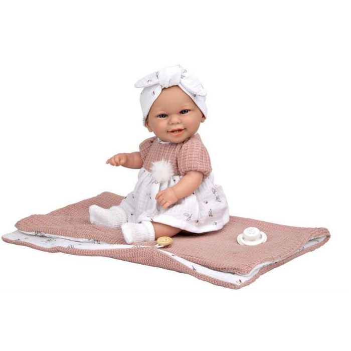 Muñeca ELEGANCE 33 CM BABYTO ROSA C/SACO DE DORMIR (Cuerpo vinyl, sexo niña) 12