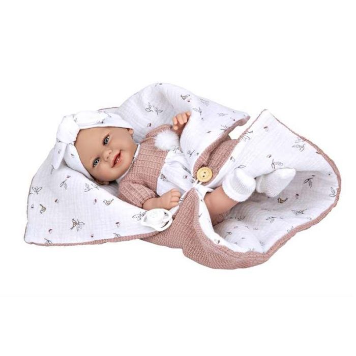 Muñeca ELEGANCE 33 CM BABYTO ROSA C/SACO DE DORMIR (Cuerpo vinyl, sexo niña) 13