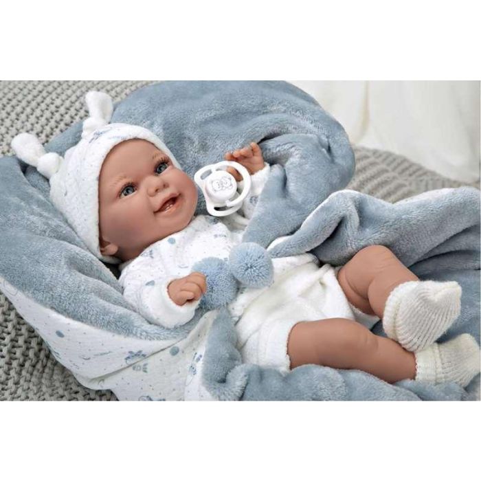 Muñeca Elegance 35Cm Babyto Azul C/ Manta 60830 Arias 13