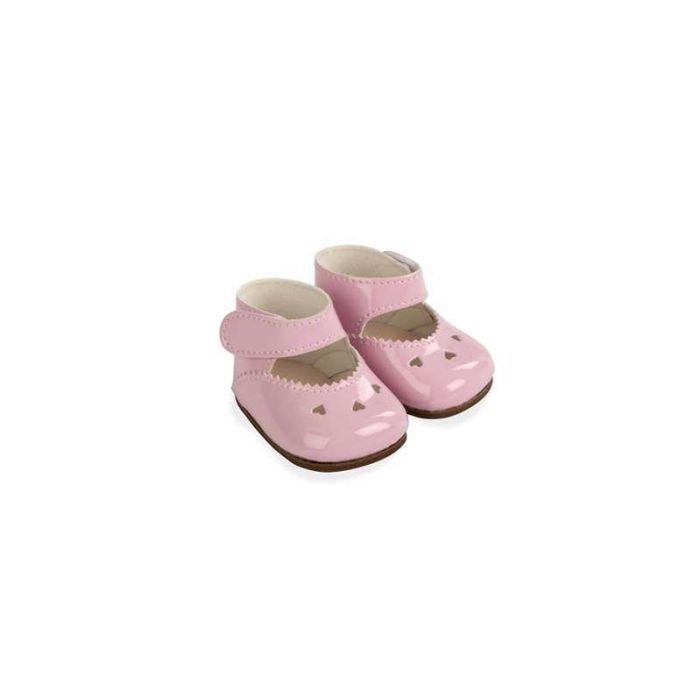 Set zapatos rosa para muñecos de 40 cm