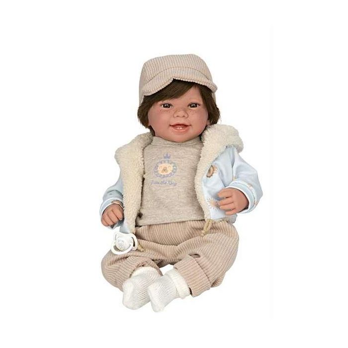 Muñeca elegance 45 cm zoe beige c/pelo c/mecanismo risa try me 8