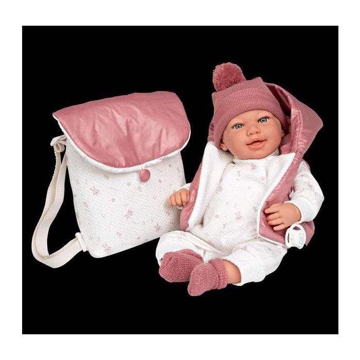 Muñeca elegance 45 cm adi rosa c/mochila (muñeco de peso) 5