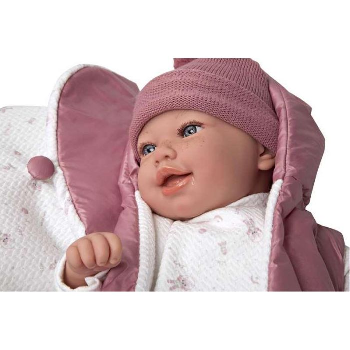 Muñeca elegance 45 cm adi rosa c/mochila (muñeco de peso) 11