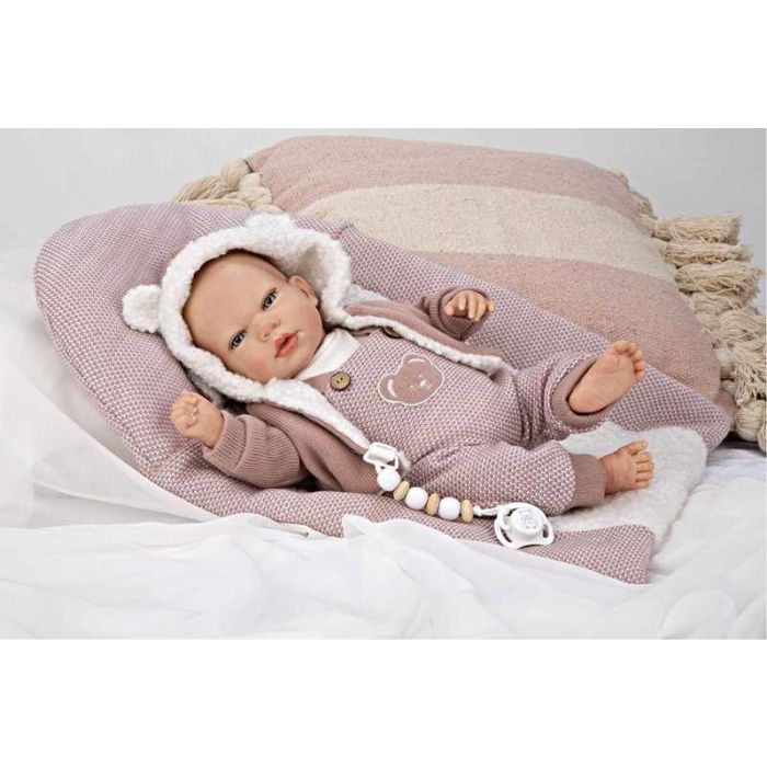 Muñeca Reborn 40Cm Gadea Rosa C/Manta 98164 Arias 17