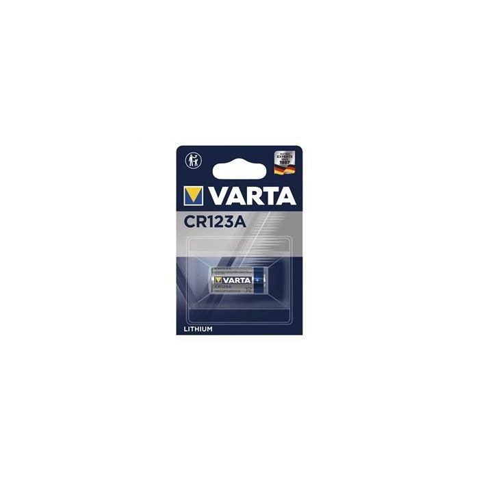 Pila varta lithium cr123a 3v (blister 1 unid.) ø17x34,5mm