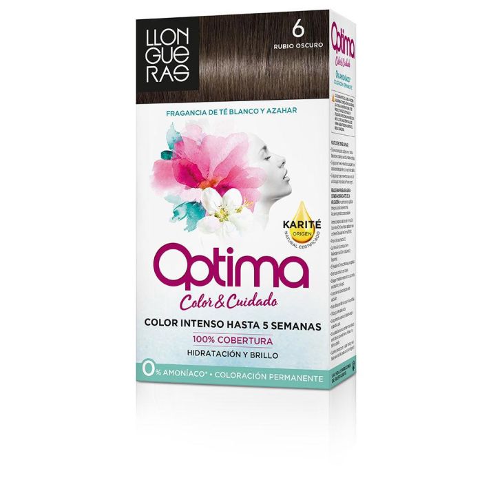 Llongueras Optima Coloración Permanente 6-deep blond Llongueras Optima Coloración Permanente 6-deep blond