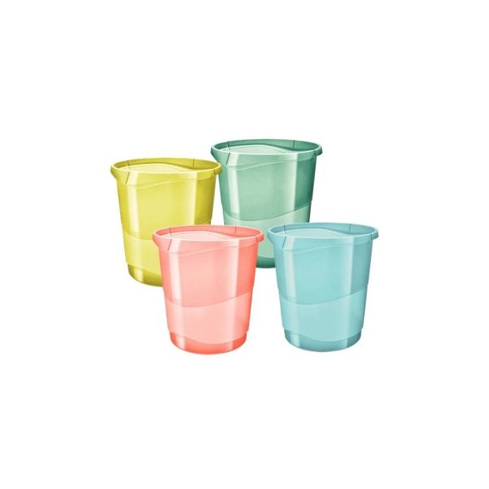 Esselte Papelera Colour´Ice Transparente Surtidos -12 Ud- Esselte Papelera Colour´Ice Transparente Surtidos -12 Ud-